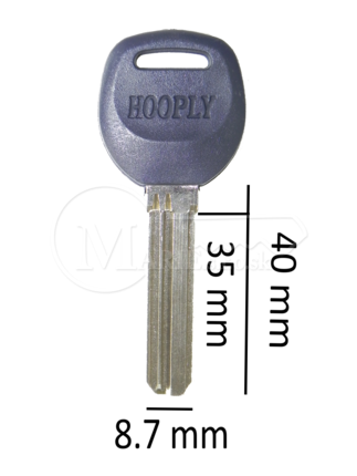 Kľúče čína HOOPLY 229 ľavý dražka 35mm