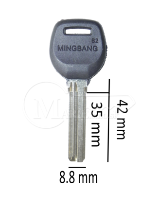 Kľúče čína MINGBANG 227 ľavý draž 35,5mm
