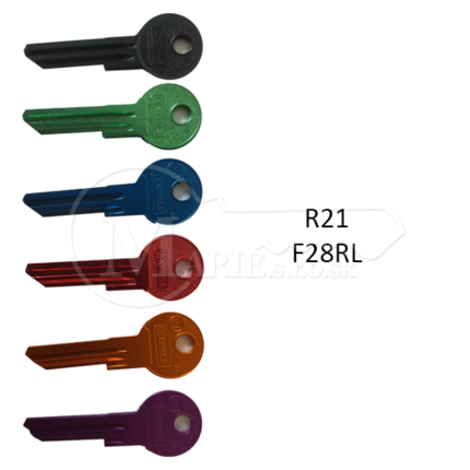 Klúče fareb. R21/F28RL MIX