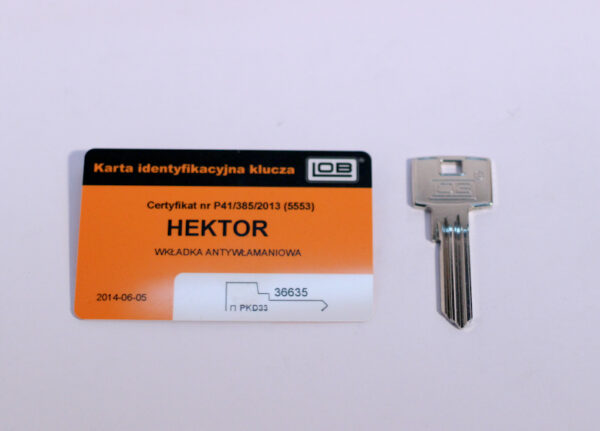 Kľúče LOB Hektor AD-605 D33 6st.