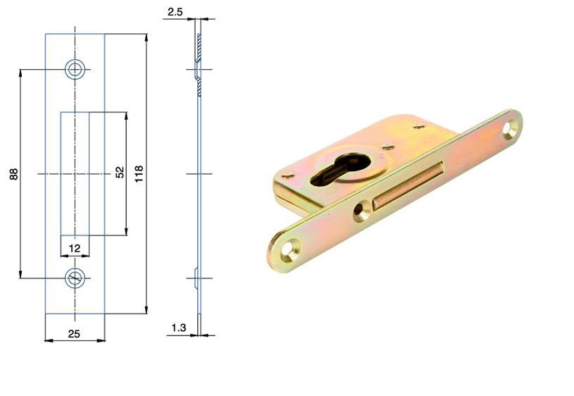 ZZ 231/5 V25/20/160 BZn Prídavný