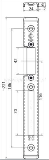 Protiplech KARO/ROM 6x24 reg.P – Obrázok 2