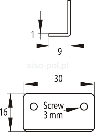 Protiplech SISO rohový 14.01.064-0 – Obrázok 2