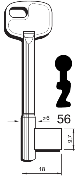 Kľúče fazónové PL 56