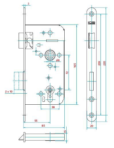 ZZ LOB Z755B V72/55/20 nikel – Obrázok 2