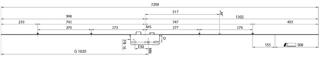 ZZ Roto C600 K+G 92/35/20 hak/bod – Obrázok 4