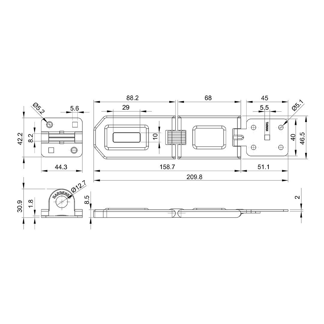 Petlica RI RG.14.160.CRN – Obrázok 5