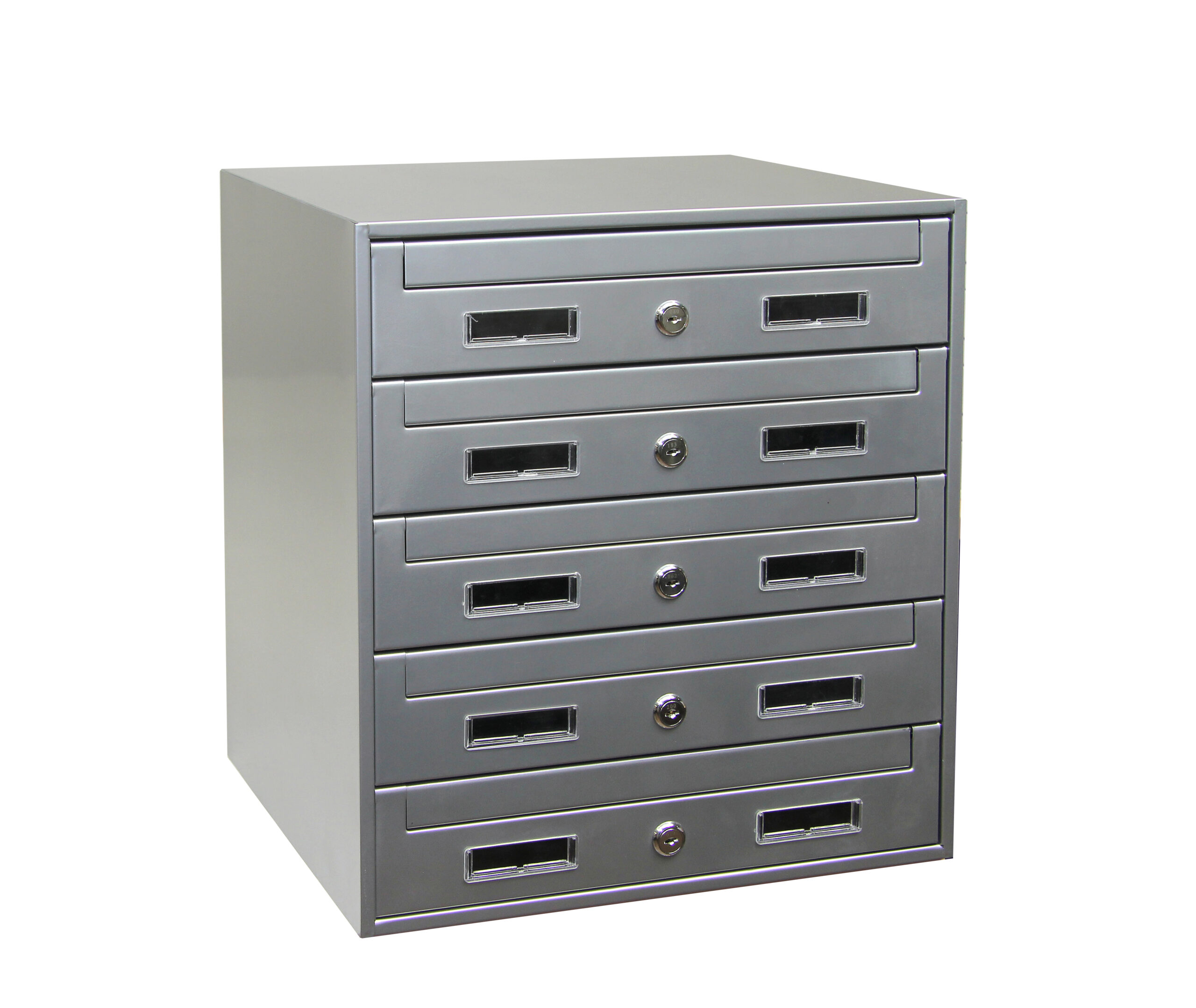 Schránka RI BK.02-5.S 450x400x300 strieborná