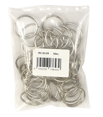 Krúžky na kľúče RI RX.30.KR.50KS 30mm Ni - Image 2