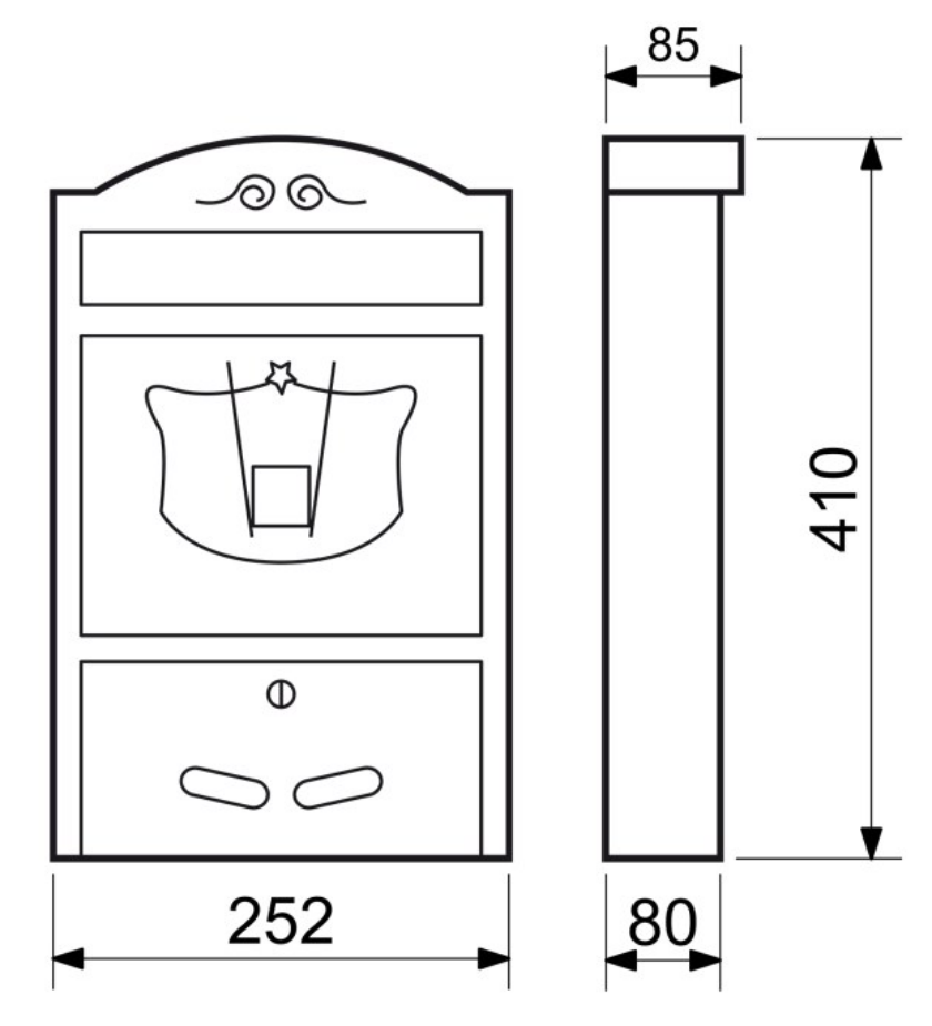 Schránka RI BK.301.ZEP 252x410x80 – Obrázok 3