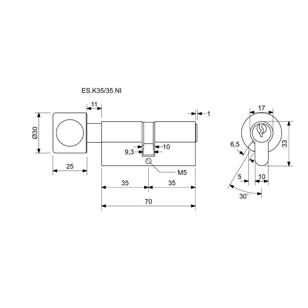 Vl RI EURO Secure K35x35 Ni 5kl – Obrázok 2