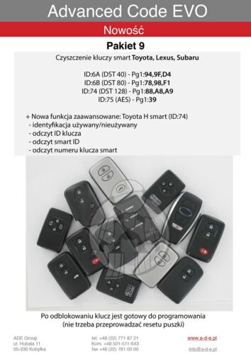 Paket ADE P9 Reset Toyota-Lexus - Image 2