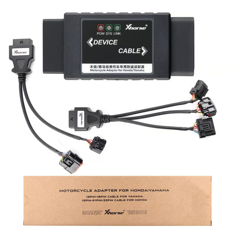 Xhorse XDKP92GL adaptér pre motorky Honda Yamaha – Obrázok 2