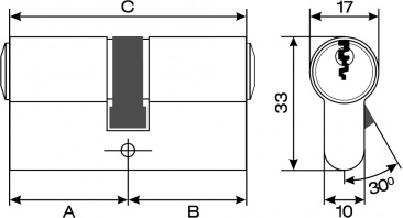 A210 51x56 / 50x55 4kl HF (BSZ) MAUER – Obrázok 2
