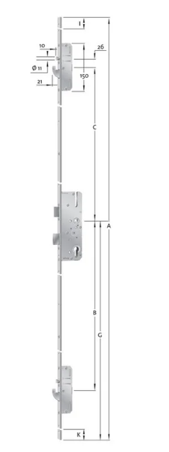 ZZ KFV AS2750 K+G 92/35/U24,6x2107/8 Automat B292 635/605