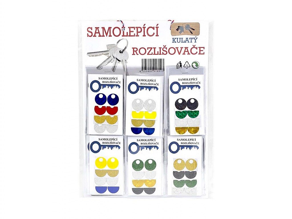 Označovač na kľúče lepiace 1 sáčok